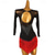 cheap Figure Skating Dresses-Figure Skating Dress Women's Girls' Ice Skating Dress Black Tassel Open Back Mesh High Elasticity Training Competition Skating Wear Classic Long Sleeve Ice Skating Figure Skating