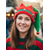 abordables Sombreros de mujer-Gorro de elfo navideño para mujer: divertido y festivo, material de fieltro suave con cascabeles, perfecto para fiestas navideñas y celebraciones navideñas.