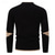 cheap Men's Pullover Sweater-Men's Pullover Sweater Jumper Knit Sweater Ribbed Knit Regular Tops Knitted Color Block Crew Neck Fashion Basic Vacation Daily Wear Clothing Apparel Fall Winter Black White S M L