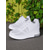 economico Sneakers da donna-scarpe da ginnastica bianche con plateau da donna in mesh Flyknit traspirante, scarpe da passeggio casual leggere con lacci per l'uso quotidiano, da viaggio &amp;attività all'aperto