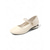 economico Scarpe per balli latini-scarpe da ballo da donna in vera pelle rossa modello Mary Jane - comode scarpe da ballo con tacco basso &amp;scarpe da palcoscenico per latino, salsa e pratica