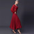 cheap Competition Wear-Women's Ballroom Dance Dress Black Chiffon Mesh Long Sleeve Elegant Waltz Tango Foxtrot Performance Competition Gown