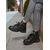abordables Botas de combate-Botines blancos de mujer con cordones y suela gruesa, ideales para el invierno, Navidad, estilo urbano y salidas informales.