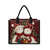 cheap Christmas Bags-Women&#039;s Christmas Snowman Print Tote Bag, Large Capacity Canvas Shoulder Bag, Winter Holiday Gift Shopping Handbag for Women