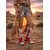 abordables Bottes à la mode-Bottes de cowboy western rouges et blanches pour femmes avec rivet pour Noël, bottes à talons confortables pour les fêtes de fin d'année et les festivités hivernales