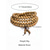 abordables Bijoux pour hommes-Bracelet de perles en bois multicouche pour homme, bracelet de prière mala vintage, bijoux fantaisie multicolores, cadeau de Noël unique pour un usage quotidien et les fêtes