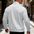 abordables Sudaderas Básicas_-Hombre Sudadera Sudadera de polar Sudadera con un cuarto de cremallera Negro Rojo Color Camello Gris Claro Gris Oscuro Media cremallera Plano Diario Deporte Festivos Poliéster Ropa de calle Básico