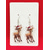 voordelige Damesoorbellen-Kerstcadeau voor dames: acryl rendieroorbellen, schattig vakantieontwerp met kerstmuts, leuk feestelijk accessoire voor feesten en bijeenkomsten