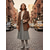 abordables Botas de moda-Botas altas con cordones de ante gris para mujer, botines altos de tacón grueso estilo victoriano retro para invierno, cosplay y ropa urbana.