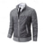 ieftine pulover cardigan pentru bărbați-Bărbați Pulover Cardigan Pulover decupat Pulover cu fermoar Pulover tricotat Striat Tricotat Topuri obișnuite Peteci Buzunar Simplu Guler de stand Modă Clasic Vacanță Purtare Zilnică Îmbrăcăminte