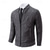 ieftine pulover cardigan pentru bărbați-Bărbați Pulover Cardigan Pulover decupat Pulover cu fermoar Pulover tricotat Striat Tricotat Topuri obișnuite Buzunar Simplu Guler de stand Modă Clasic Vacanță Purtare Zilnică Îmbrăcăminte Toamn