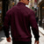 abordables Sudaderas Básicas_-Hombre Sudadera Sudadera de polar Sudadera con un cuarto de cremallera Negro Rojo Color Camello Gris Claro Gris Oscuro Media cremallera Plano Diario Deporte Festivos Poliéster Ropa de calle Básico