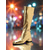 cheap 1970s Disco &amp; Hippie-Women's Silver Shiny Knee High Go Go Boots with Side Zipper and Block Heels, Retro 70s Disco Style Party &amp; Dance Boots