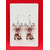 voordelige Damesoorbellen-Kerstcadeau voor dames: acryl rendieroorbellen, schattig vakantieontwerp met kerstmuts, leuk feestelijk accessoire voor feesten en bijeenkomsten