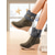abordables Bottes de neige et d'hiver-bottes compensées à revers duveteux pour femmes, en daim marron avec fermeture éclair et boucle, bottes d'hiver chaudes et confortables pour le temps froid, les sorties décontractées et les fêtes de fin d'année