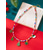 billiga Kvinnors halsband-Julhalsband för kvinnor, flera modeller med jultomte-, snögubbe- och julgransberlocker, perfekt för högtider och festliga presenter