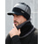 abordables Sombreros de mujer-Conjunto de gorro y polaina de cuello de punto navideño para hombre: gorro de invierno cálido y elegante con calentador de cuello forrado de piel en varios colores para actividades al aire libre durante las vacaciones y deportes de invierno.