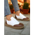 ieftine Adidași de Damă-Teniși casual pentru femei, stil Oxford, maro și alb - pantofi de mers retro, confortabili, cu șireturi, pentru purtare zilnică, călătorii &amp;activități în aer liber