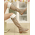 cheap Snow &amp; Winter Boots-Women's Winter Suede Knee-High Boots – Warm Faux Fur Lined, Zip Closure, Chunky Heel, Stylish Outdoor Footwear for Snowy Weather