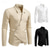 economico camicia da uomo con bottoni-Per uomo Camicia Camicia casual Camicia con Colletto Camicia con Bottoni Camicia Designer Nero Bianco Kaki Manica Lunga Semplice Collo ripiegato Vacanza Casuale Orlo irregolare Abbigliamento Moda