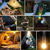 cheap Camping Lights &amp; Lanterns-Solar Tent Lights, Tent Lights for Camping with Led, USB Camping Lantern Rechargeable, Camping Lanterns with Clip Hook, Outdoor Hanging Light Bulbs for Camping, Decorations and Flashlight