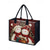 cheap Christmas Bags-Women&#039;s Christmas Snowman Print Tote Bag, Large Capacity Canvas Shoulder Bag, Winter Holiday Gift Shopping Handbag for Women