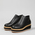 abordables Bottes de plate-forme-bottines compensées à plateforme pour femmes avec fermeture éclair latérale – baskets tendance décontractées et antidérapantes