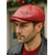 abordables Chapeaux pour femmes-Casquette de Noël en similicuir pour homme – élégante casquette plate rouge, marron, noire et grise – chapeau d'hiver chaud pour homme – accessoire de vacances tendance pour les fêtes de Noël