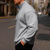abordables Sudaderas Básicas_-Hombre Sudadera Sudadera de polar Sudadera con un cuarto de cremallera Negro Rojo Color Camello Gris Claro Gris Oscuro Media cremallera Plano Diario Deporte Festivos Poliéster Ropa de calle Básico