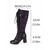 baratos Vitoriano &amp; Eduardo-Botas femininas de cano alto com cadarço preto e roxo, salto grosso e detalhe de laço, estilo gótico vitoriano dos anos 1920, botas da moda para cosplay, Halloween &amp;roupa de festa