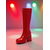 abordables Estilo Disco y Hippie de los años 70-Botas de plataforma hasta la rodilla con tacón de bloque en tono plateado metalizado para mujer, estilo disco retro de los años 80, ideales para escenarios de K-pop y fiestas. &amp;actuaciones de