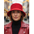 abordables Sombreros de mujer-Sombrero de pescador de pana para mujer, acogedor gorro de pescador de invierno para atuendos festivos navideños, cálido gorro de estilo retro para paseos al aire libre y reuniones festivas.