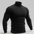cheap Men's Pullover Sweater-Men's Pullover Sweater Jumper Knit Sweater Ribbed Knit Regular Tops Knitted Plain Turtleneck Fashion Basic Vacation Daily Wear Clothing Apparel Fall Winter Wine Black S M L