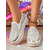 abordables Zapatillas de mujer-Mocasines de plataforma con diamantes de imitación dorados y negros para mujer, zapatos de fiesta con suela gruesa y brillantes para la vida nocturna. &amp;trajes de club