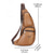 abordables Sacs pour homme-Sac bandoulière en cuir haut de gamme pour homme - sac à dos à bandoulière élégant avec plusieurs fermetures à glissière pour un usage quotidien, les voyages et les activités de plein air