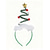 cheap Christmas Accessories-Women&#039;s Christmas Tree Headband with Pom Poms and Star Topper, Fun Holiday Hair Accessory for Christmas Parties &amp; Festive Celebrations