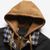 baratos jaquetas e casacos gráficos masculinos-Homens Dragão Com letras estampadas Casaco de inverno Acolchoado Jaqueta com capuz Térmico / Quente Esportivo Casual Ao ar livre Dia a Dia Zip Up Capuz ajustável com cordão Casaco forrado xadrez