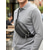 abordables Bolsos de hombre-Riñonera de cuero genuino para hombre: gran capacidad, colores negro y café, múltiples estilos de uso, elegante y práctica para el uso diario.