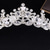 abordables Tiara &amp; Coronas-Tiaras de la corona Vestimenta de Cabeza Legierung Boda Cumpleaños Elegante Con Pedrería Perla Celada Sombreros