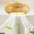 cheap Dimmable Ceiling Lights-Bamboo Ceiling Fan With Light