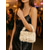 abordables Bolsos de mano y de noche-Bolso de piel sintética con lentejuelas para mujer: diseño brillante y reluciente con material de felpa, disponible en dos tamaños, perfecto para fiestas nocturnas y ocasiones especiales.