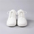 abordables Zapatillas de baile-Zapatos de baile con cordones de cuero de malla blanca para mujer con suela suave y flexible, zapatillas de jazz transpirables para práctica latina, baile de salón y entrenamiento físico.