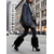 abordables Botas de nieve e invierno-Botas negras de tacón alto para mujer con ribete de piel sintética: un elegante calzado de invierno para mujeres a la moda, ideal para usar a diario y por la noche.