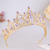 voordelige Tiara's en Kroon-kroon tiara's Hoofdtooi Legering Bruiloft Verjaardag Elegant leuke Style Met Strass Helm Hoofddeksels