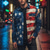 abordables Camisetas Patrióticas 250-Camisa de Botones de Manga Larga de Bandera Americana Patriótica del 250 aniversario de los hombres 1776 2026