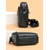 abordables Bolsos de hombre-Bolso bandolera de piel auténtica para hombre – bolso cruzado negro y marrón con múltiples bolsillos con cremallera, elegante y duradero para el trabajo y salidas informales.