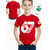 cheap Boy's 3D Funny Humor-Cotton Kids Boys' Blue Black Red Graphic Funny Slang 67 T shirt Blouse Crew Neck Short Sleeve Outdoor Dailywear Fashion Streetwear Designer Printing Summer