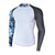 cheap Men's Rash Guard-Men's Rash Guard Swim Shirt Patchwork UPF50+ Quick Dry Lightweight Long Sleeve Sun Shirt Bathing Suit Surfing Beach Water Sports Summer