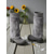 abordables Botas de nieve e invierno-Botas altas marrones de piel sintética para mujer – botas peludas con tacón grueso, calzado de invierno cómodo y a la moda para uso diario