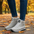 abordables Botas de nieve e invierno-Zapatillas de invierno de gamuza sintética para mujer con forro de felpa: zapatos casuales cálidos con cordones para clima frío